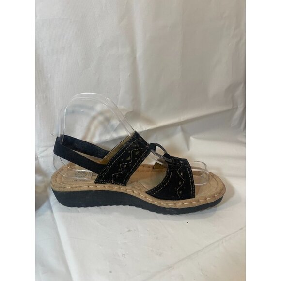 EASY Spirit Sandles Size 6 Women's WMES29ER077 Black - Picture 14 of 14